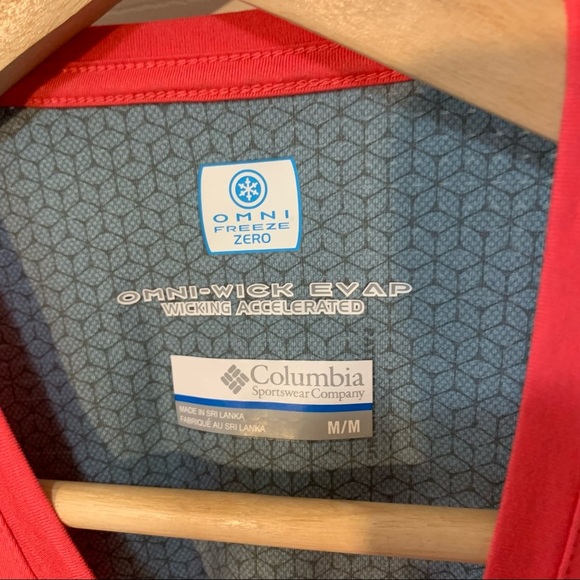 NWOT Columbia Omnifreeze Zero & Omniwick Cooling Athletic Shirt - Picture 2 of 3